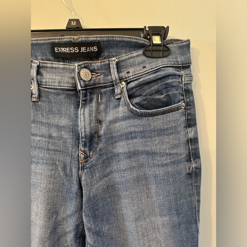 Express Mid Rise Jeggings - Picture 3 of 9
